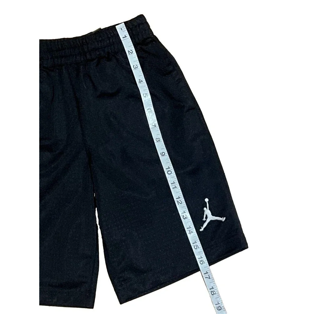 Jordan Jumpman Basketball Shorts Boys Sz Small (8) Black Athletic Wear
